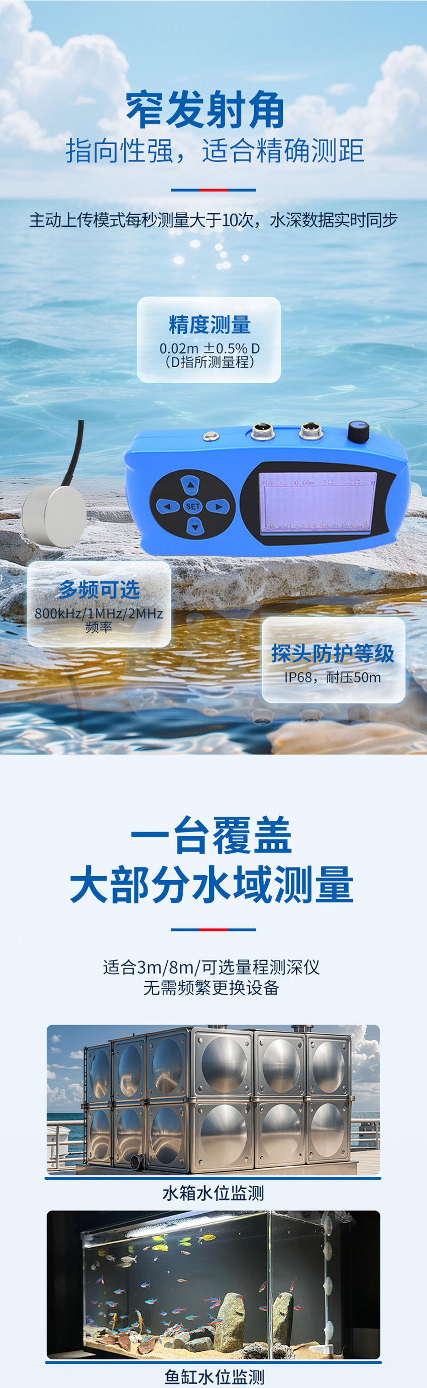 手持式测深仪S20Pro手持式主机+M33贴片式测深仪（探头铝合金外壳）_03.jpg