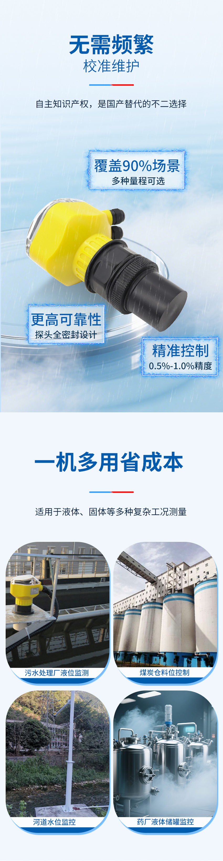一体式超声波液位计-大禹西子-G2螺纹-ABS材质-10米量程_03.jpg