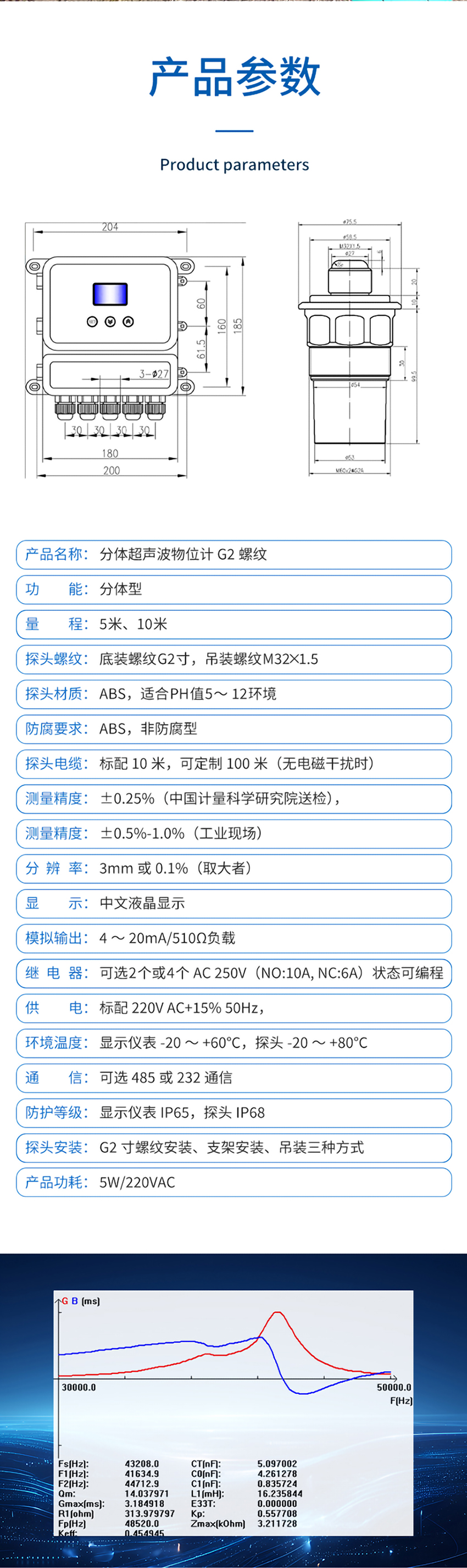 分体式超声波泥位计-探头DYW-50、200-NB-304材质-10米量程_04.jpg